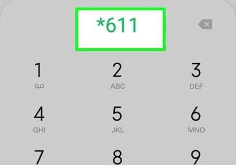 dial *611 to reset voicemail app
