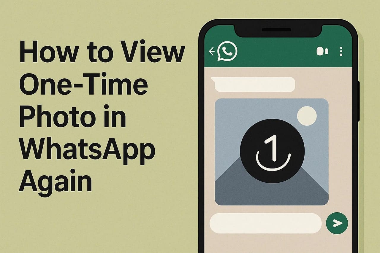 view one time photo in whatsapp again