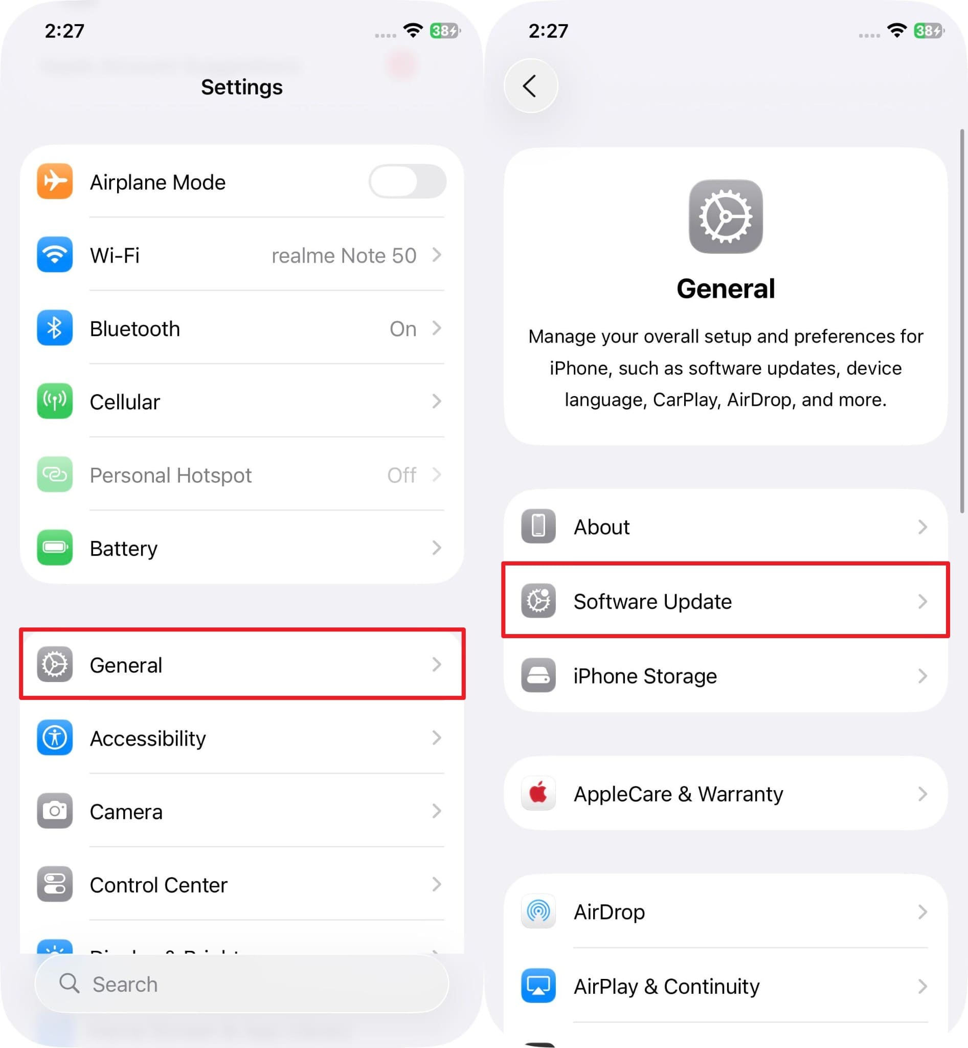 update software