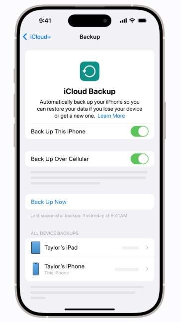 iphone 17 setup icloud