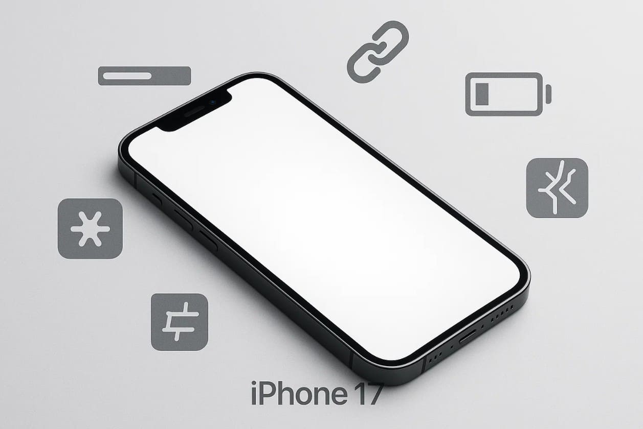 why iphone 17 white screen occurs