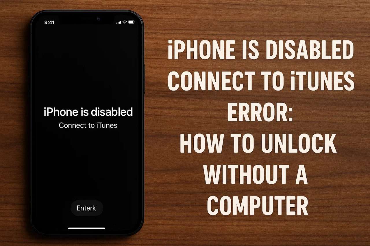 iphone is disabled connect to itunes without computer