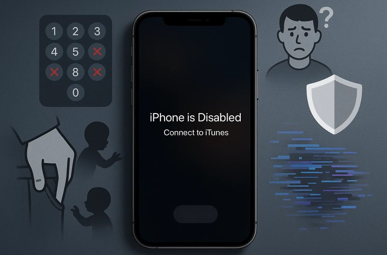 reasons iPhone is disabled