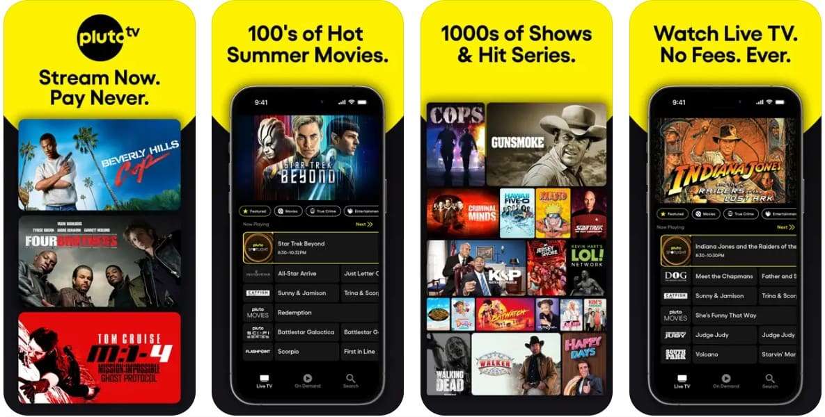 pluto tv live football tv app