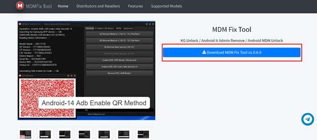 download the mdm fix tool