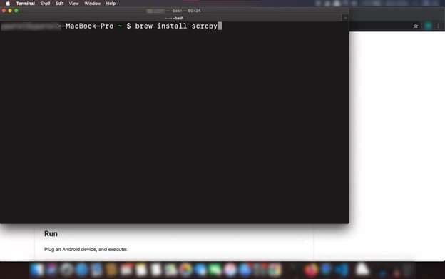 install scrcpy