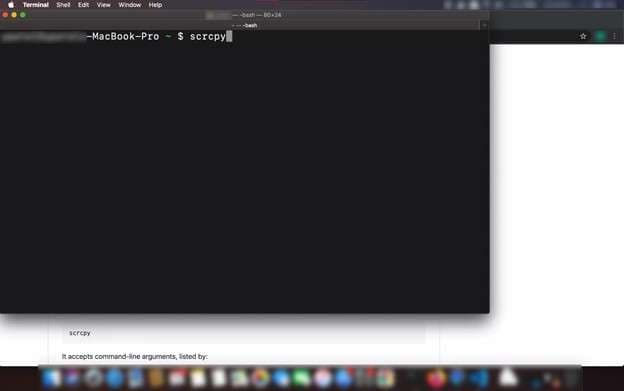 install scrcpy on mac