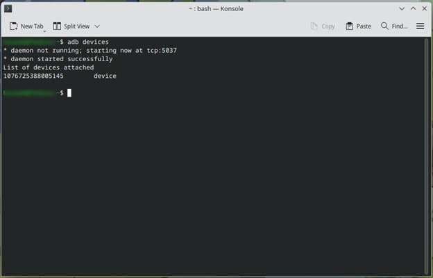 connect android with a linux machine