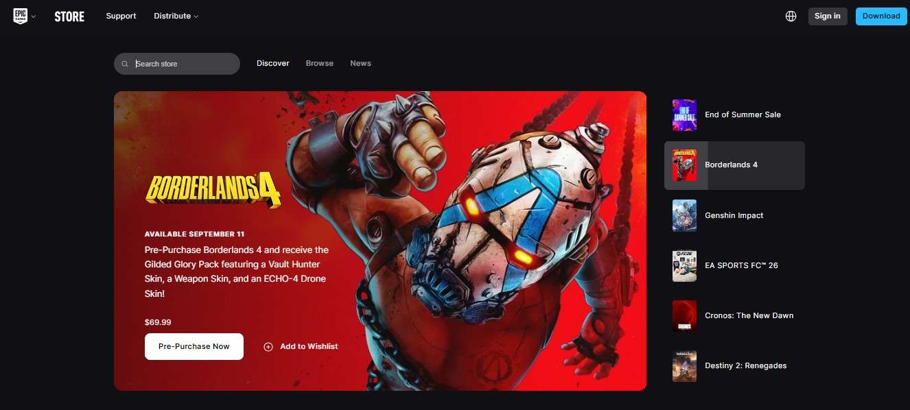 epic games store