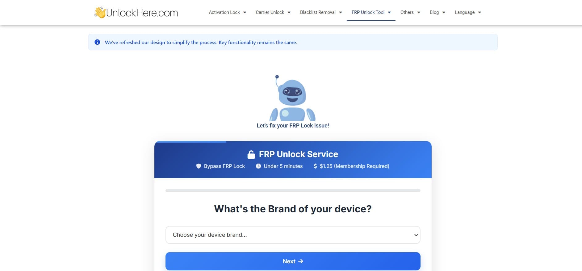 unlock phone website