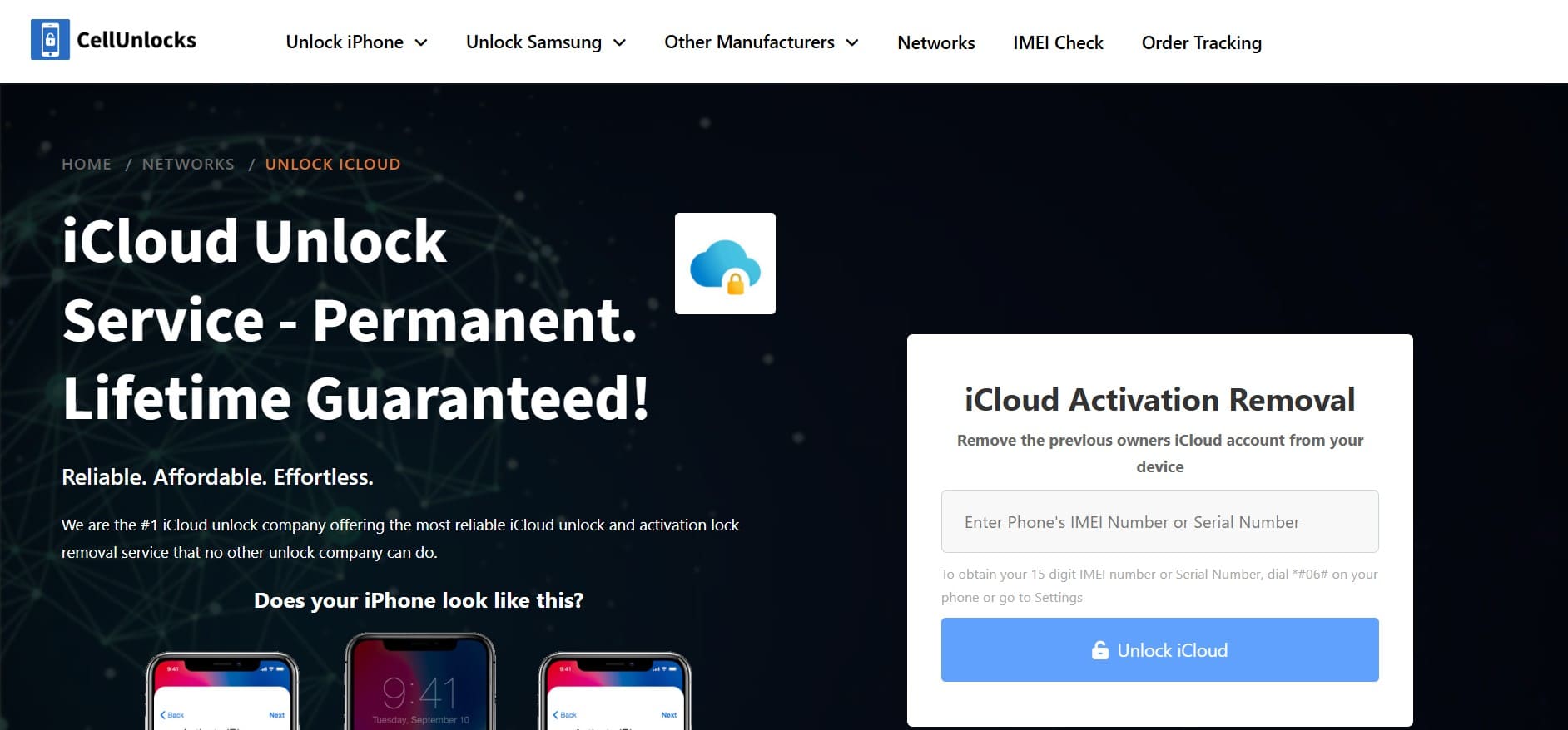 unlock iphone online