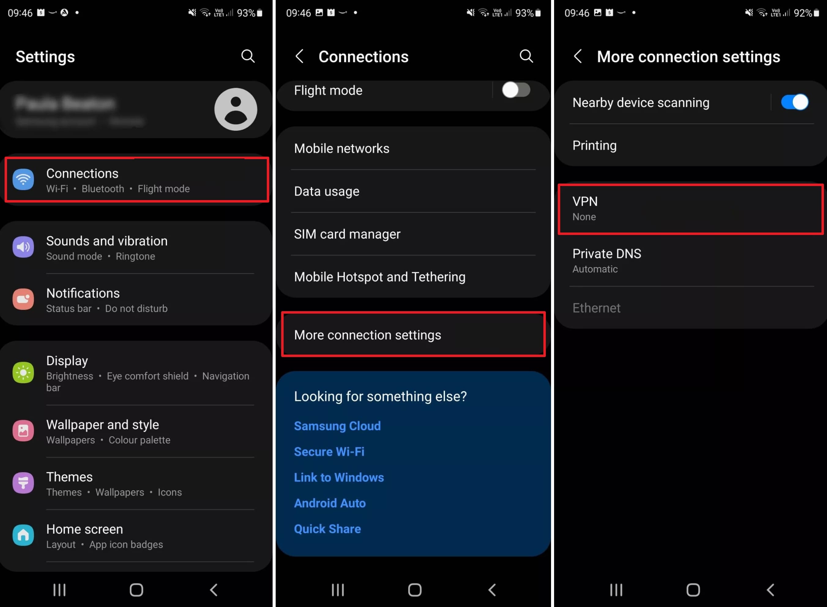 enable vpn to stop safe search