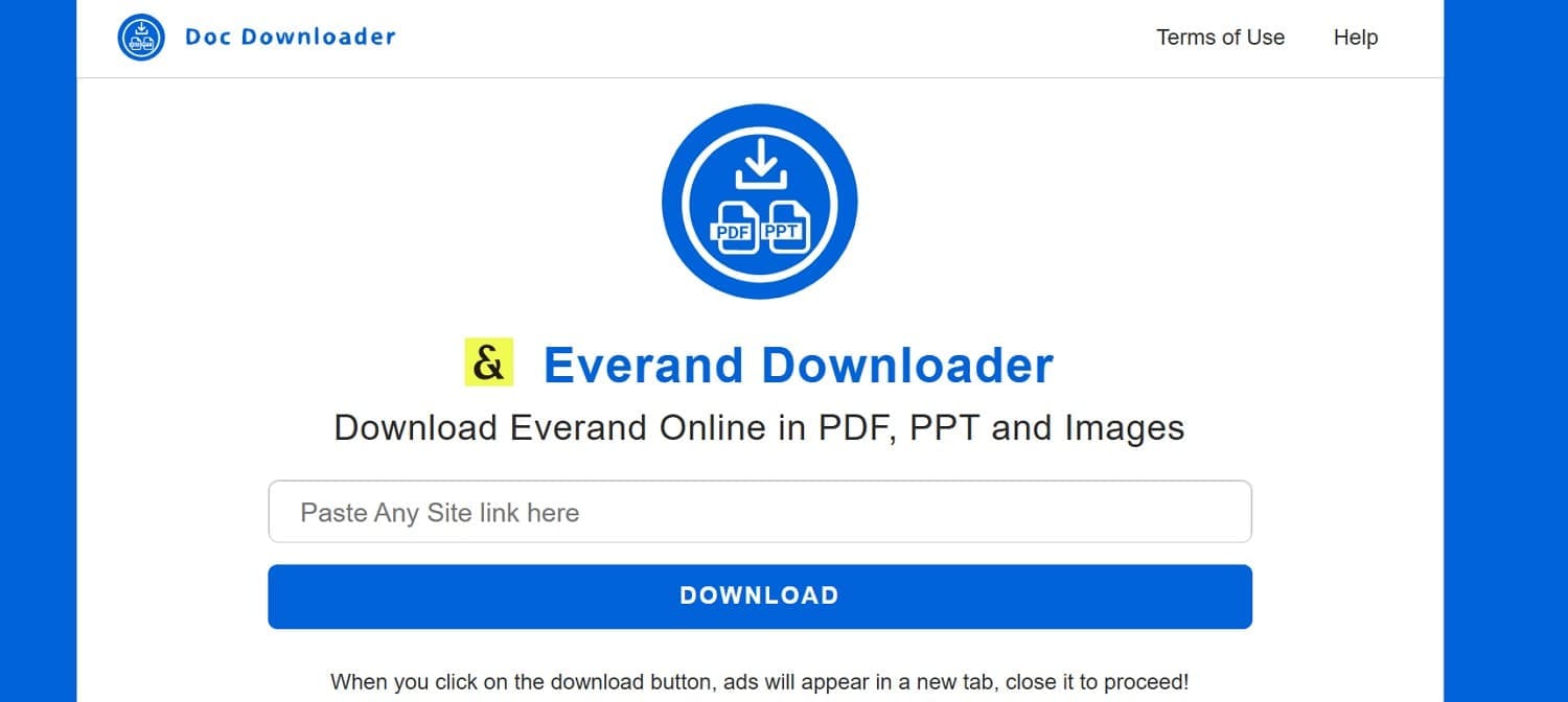 everand downloader option