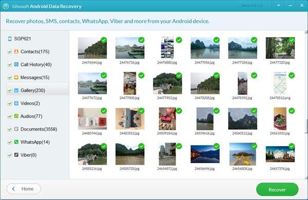 recover restored files