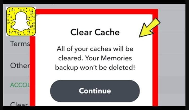 how often clear snapchat cache