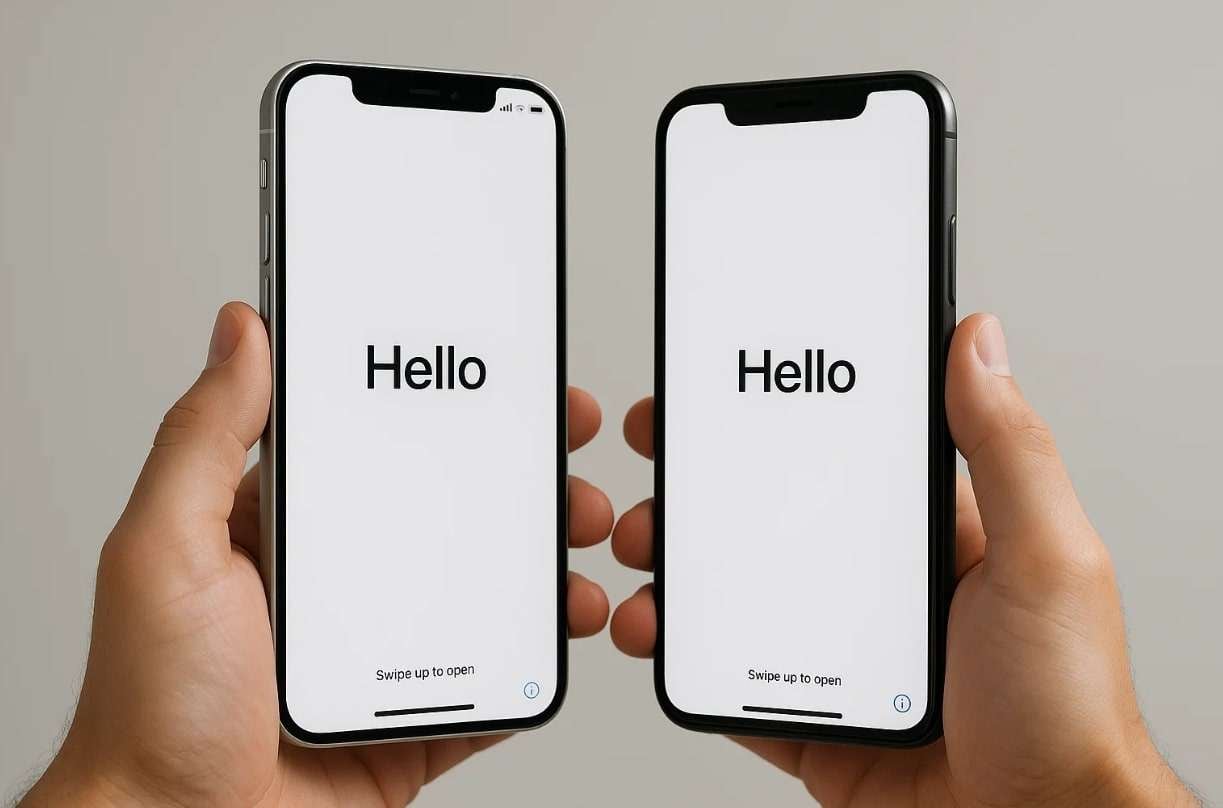 keep both iphones nearby