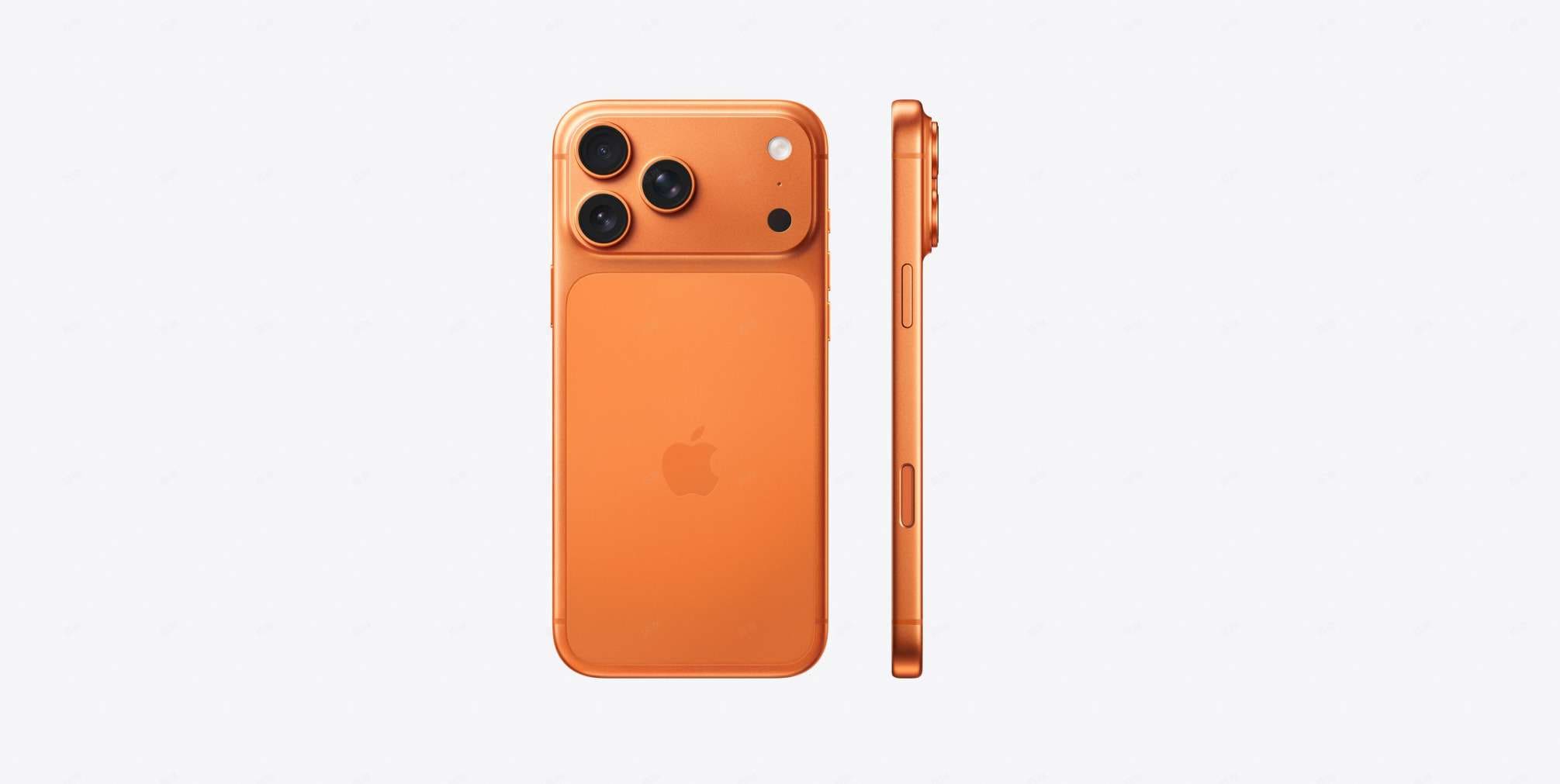 iphone 17 pro cosmic orange fading color