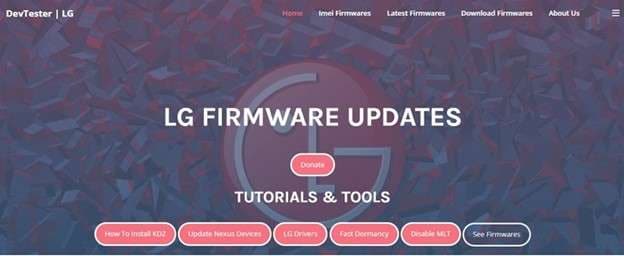download lgup from devtester
