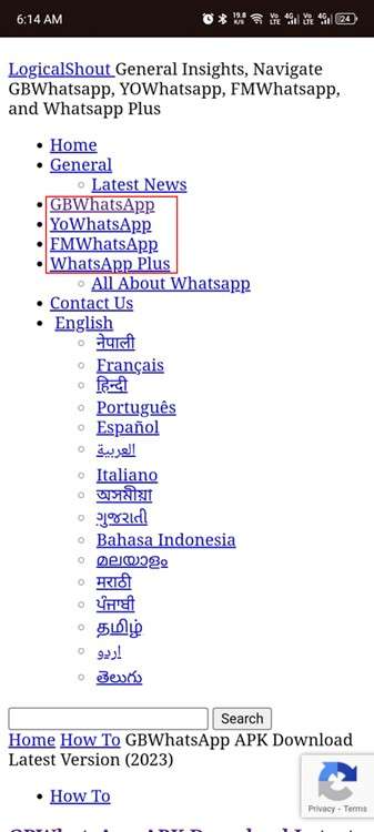logicalshout webpage
