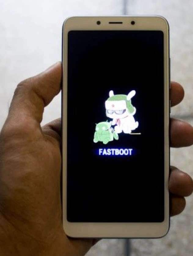 enter the fastboot screen