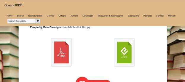choose the format of download