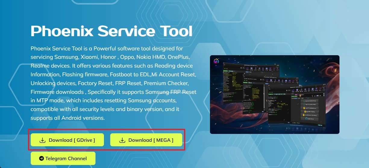 download phoenix service tool