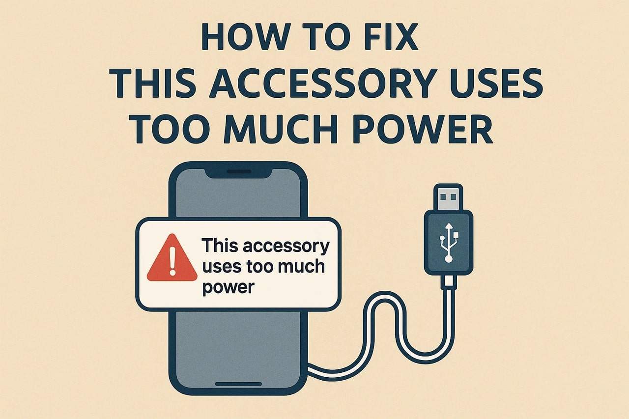 accessory uses too much power