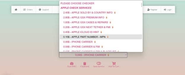 sickw imei checker