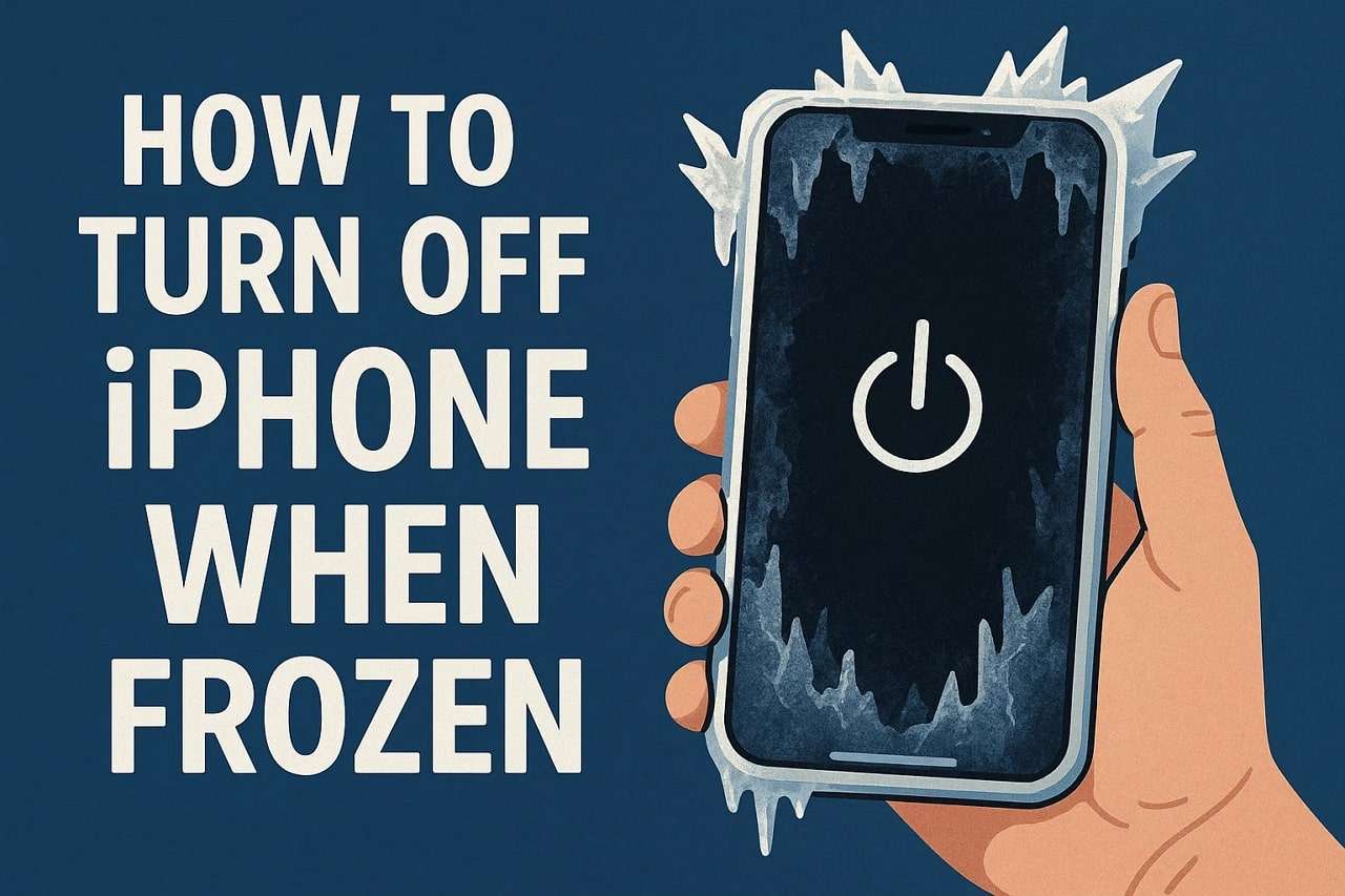 turn iphone off when frozen
