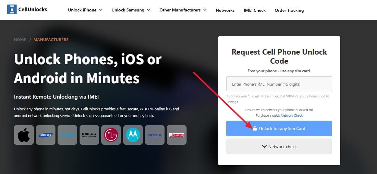 online network unlock