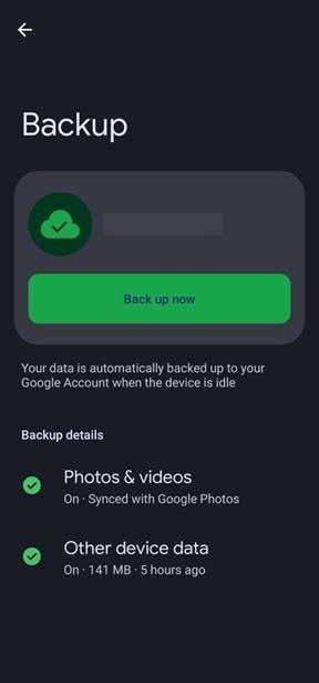 google drive backup
