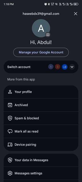 google messages pairing