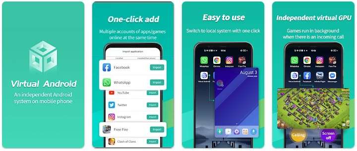 vmos alternatives virtual android