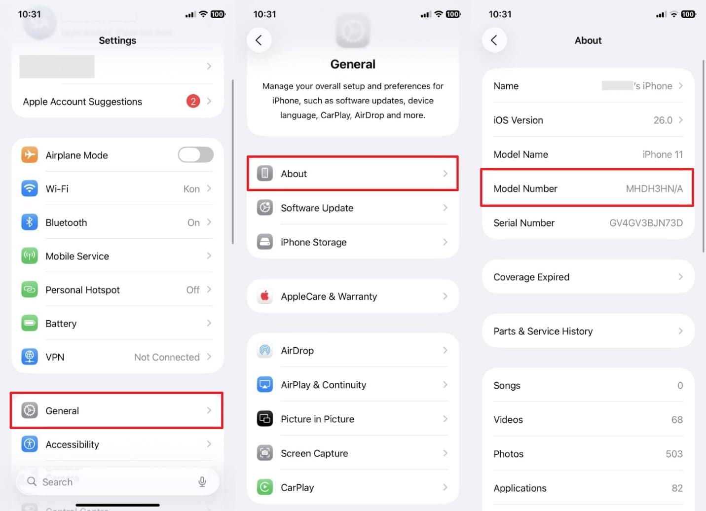 check iphone refurbish or not