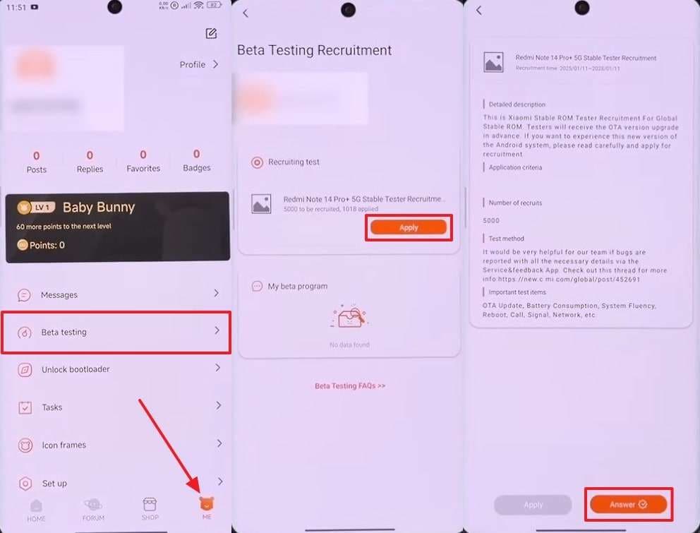 apply for hyperos beta testing