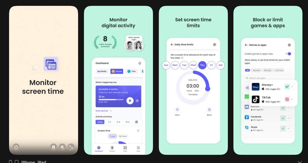 qustodio parental control