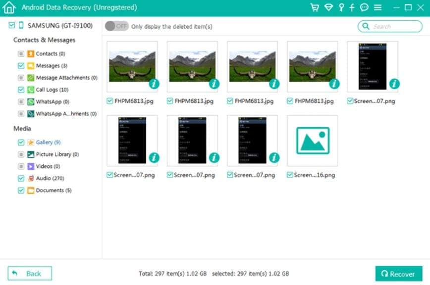 fonelab broken android data extraction