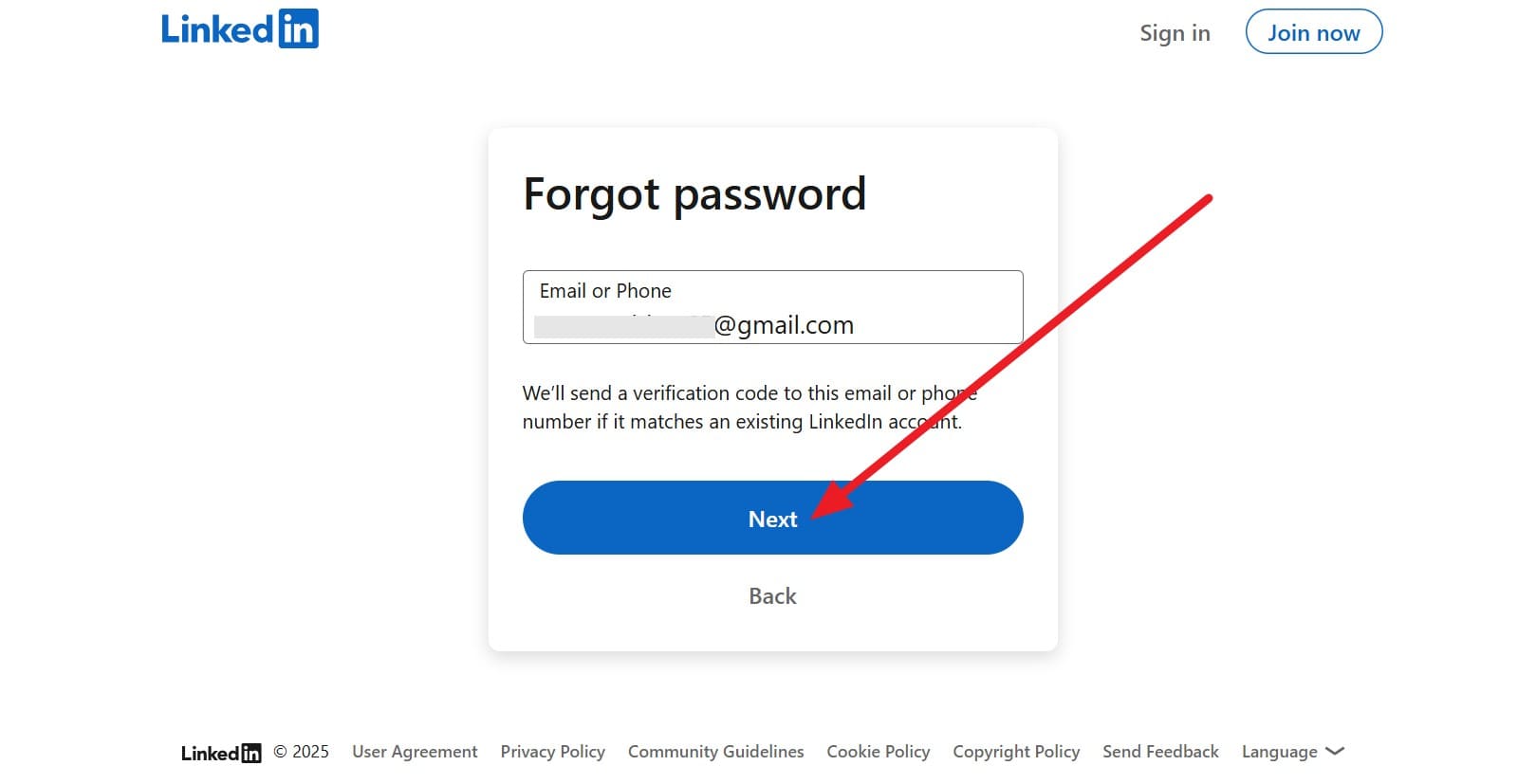 how do i change my linkedin password