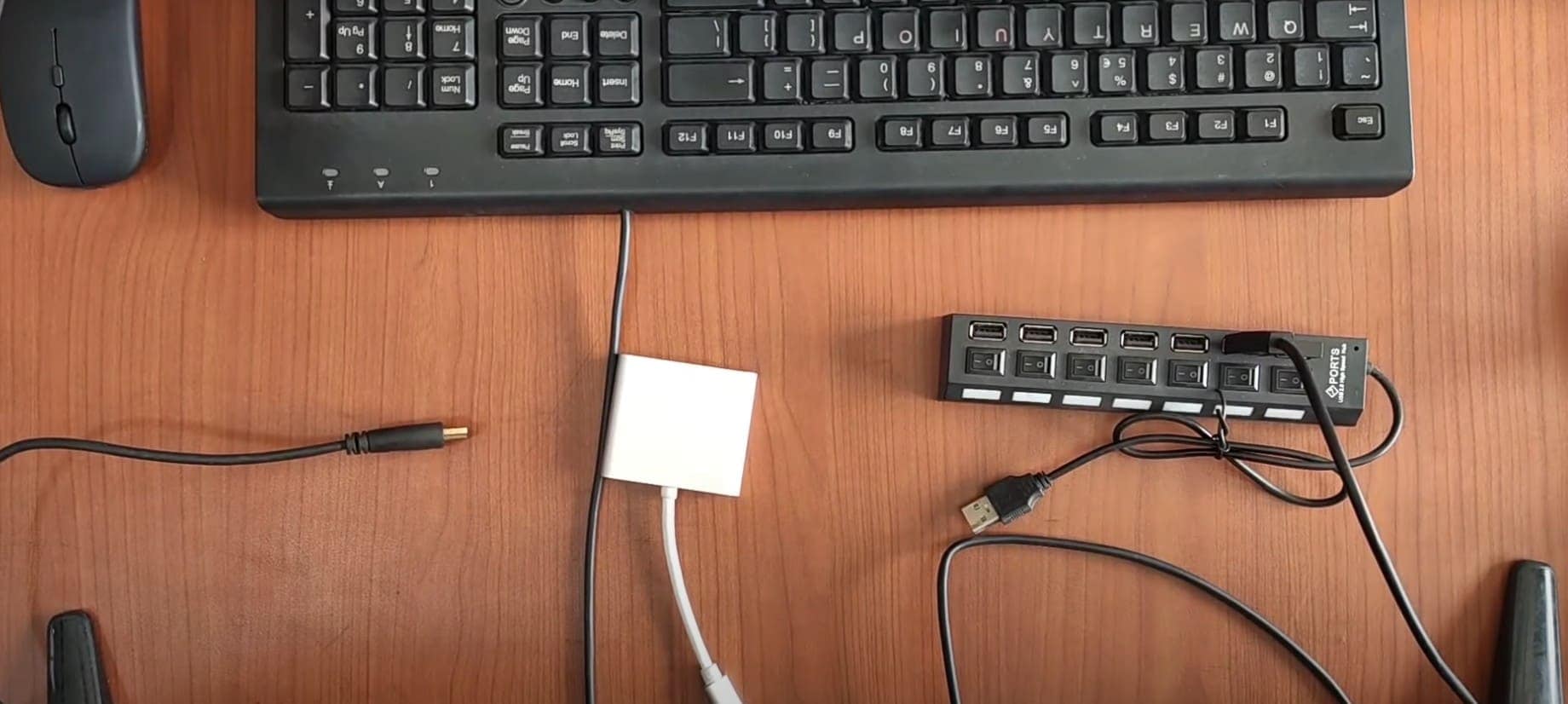 use the usb with keyboard