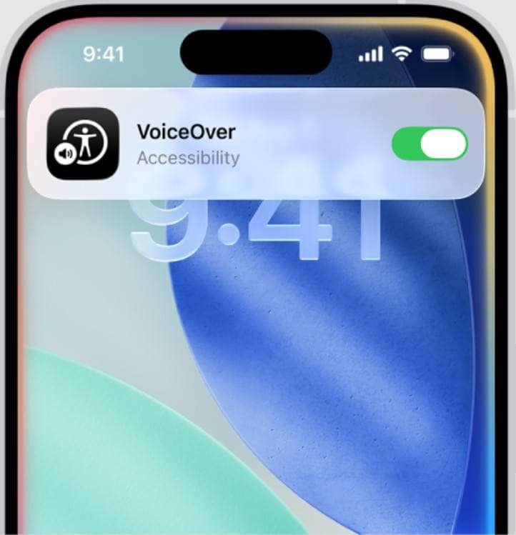 use siri or voiceover to access a phone with a broken screen
