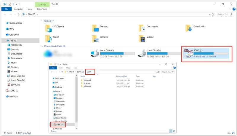 use the sd card to recover data from broken phone