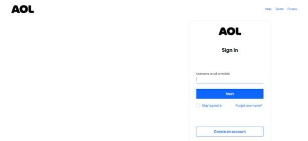 how to reset aol email password