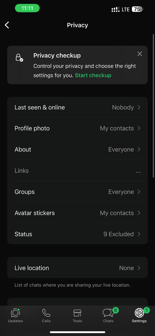 how to turn off online status on whatsapp
