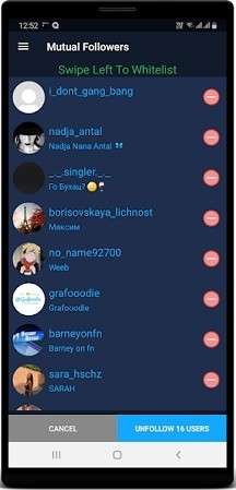 ins reports interface