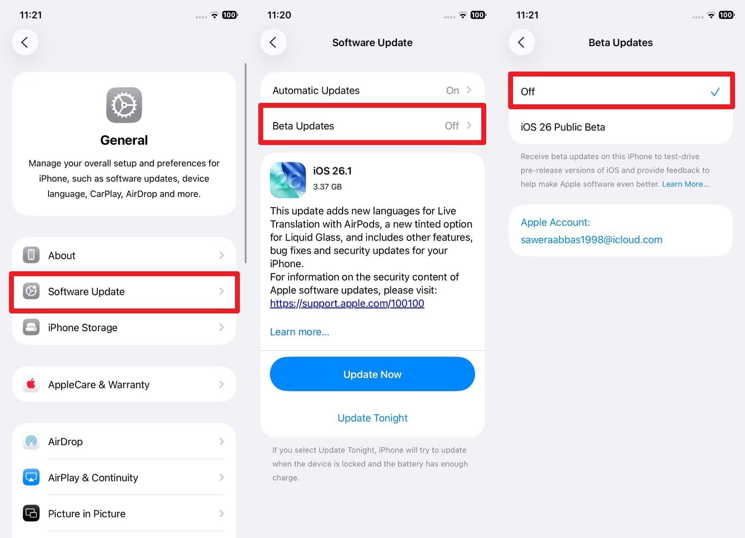 how to fix flickering issue on iphone 17 pro camera