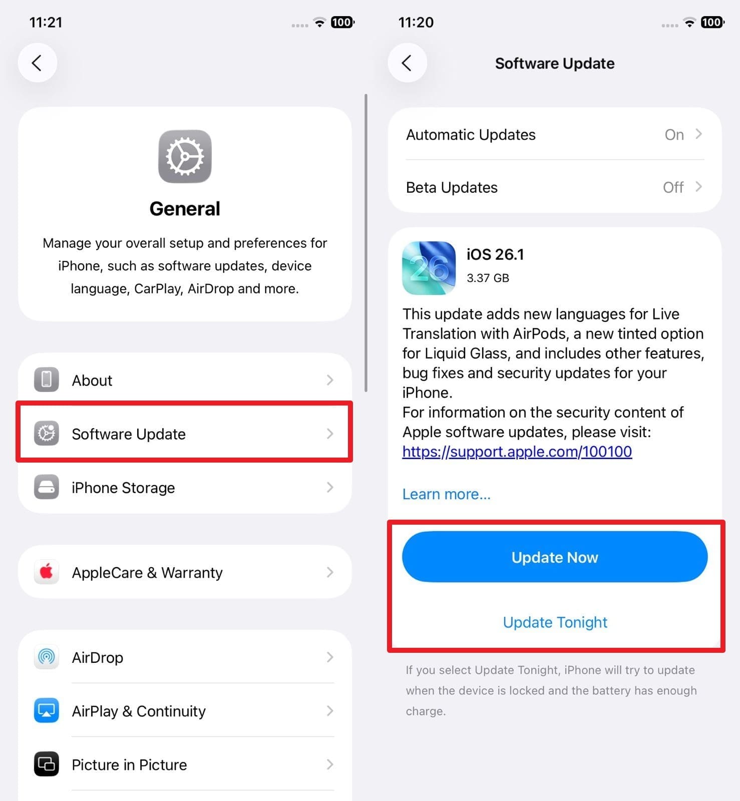 how to fix flickering issue on iphone 17 camera