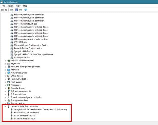 expand universal serial bus controllers