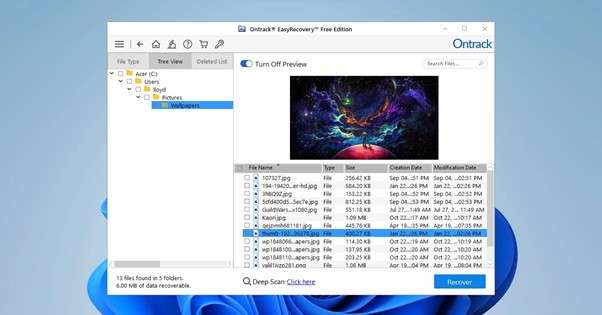 ontrac recovery interface