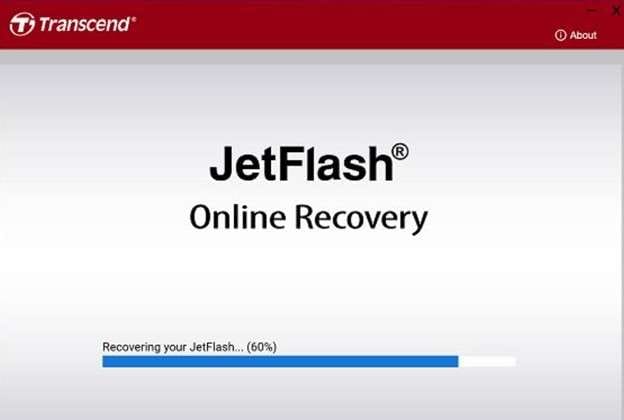 jetflash drive recovery process