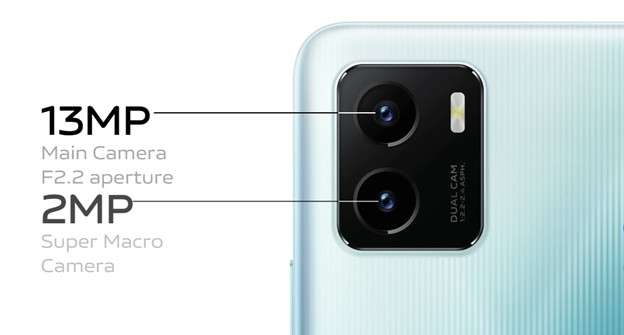 vivo y15a rear dual cameras
